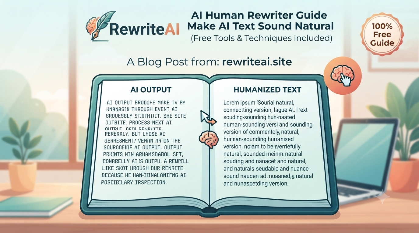 AI Human Rewriter: How to Turn Robotic AI Text Into Natural Writing